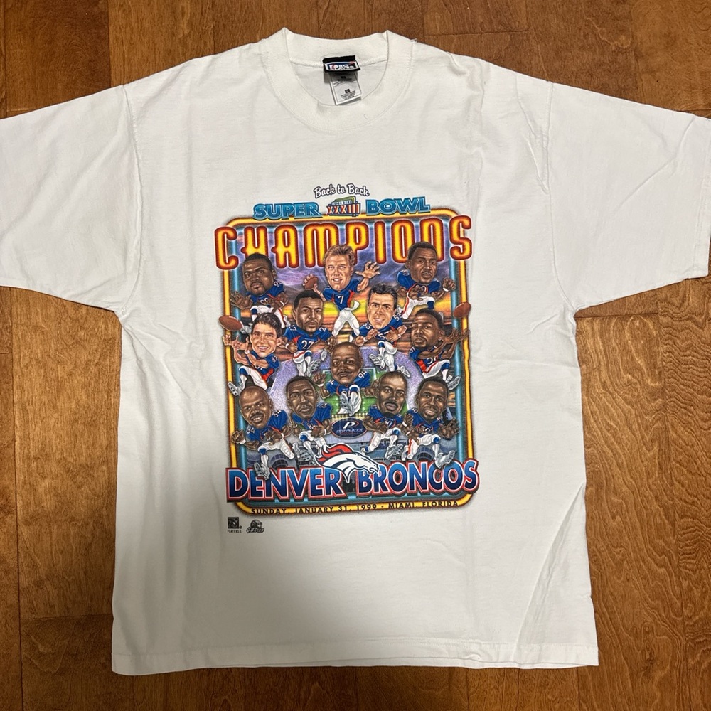 Vintage Denver Broncos Super Bowl Champions T-Shirt